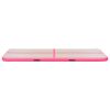 Inflatable Gymnastics Mat with Pump 275.6"x39.4"x3.9" PVC Pink