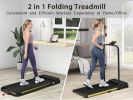 Treadmill-Walking Pad-Under Desk Treadmill 0.6-7.6MPH 2.5HP 2 in 1 Folding Treadmill-Treadmills for Home and Office