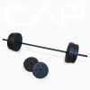 Strength Adjustable Standard Combo Weight Bench with Rack and Leg Extension and 90 lb. Vinyl Weight Set