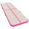 Inflatable Gymnastics Mat with Pump 315"x39.4"x3.9" PVC Pink